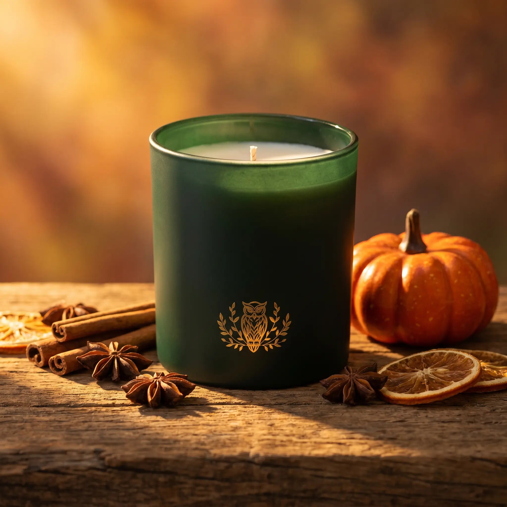 NIOBI Spiced Pumpkin ароматна свещ с тиква, канела и звездовиден анасон